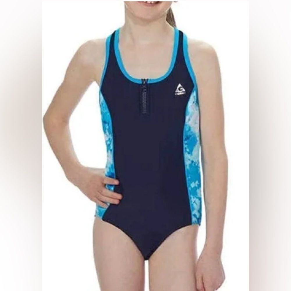 Gerry Girl's Blue one piece Swimsuit 12